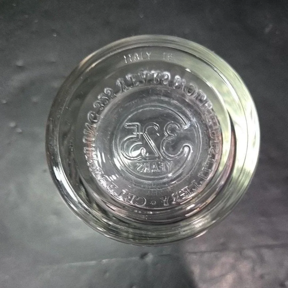 Ketel One Vodka Rocks Glass, Vtg Embossed Celebrating‎ 325 Years Lowball Tumbler
